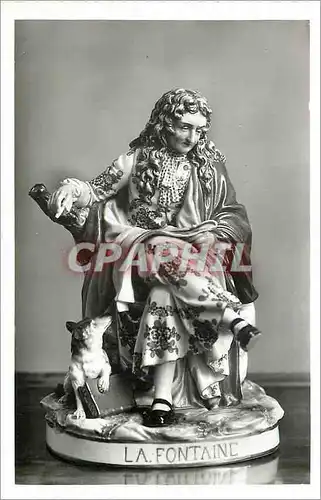 Moderne Karte la Fontaine d'apres Julien Porcelaine de Frankenthal (XVIII es) Musee Jean de la Fontaine Chatea