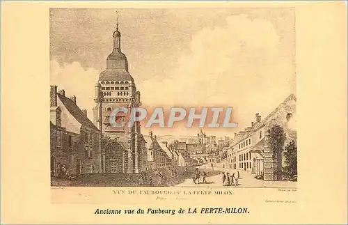 Cartes postales Ancienne vue du Faubourg de la Ferte Milon