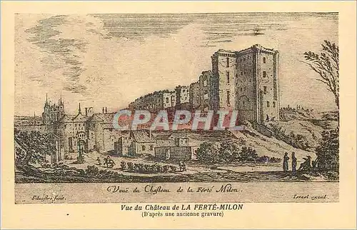 Cartes postales Vue du Chateau de la Ferte Milon