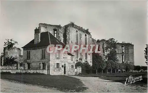 Moderne Karte la Ferte Milon (Aisne) Place du Ch�teau Les ruines du ch�teau du Duc Louis d'Orleans