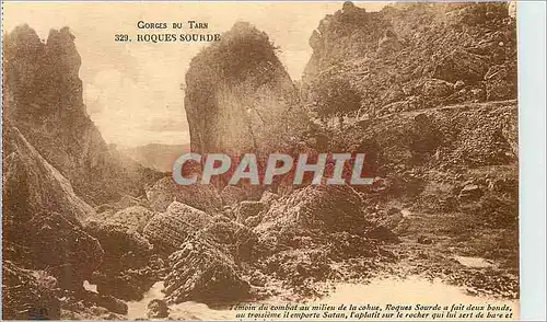 Cartes postales Gorges du Tarn Roques Sourde