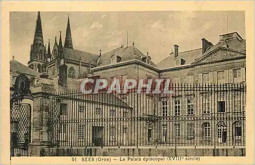Cartes postales Sees (Orne) le Palais Episcopal (XVIII e siecle)