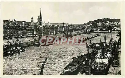 Cartes postales moderne Rouen la Seine Bateaux