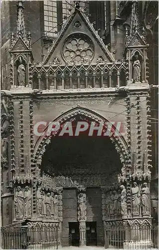 Cartes postales moderne Metz (Moselle)la Cathedrale Portail Notre Dame
