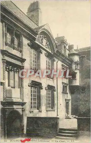 Cartes postales Bourges l'Hotel Lallemand la Cour
