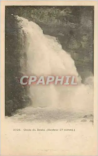 Cartes postales Chute du Doubs (Hauteur 27 Metres)