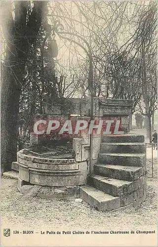 Cartes postales Dijon le Puits du Petit Cloitre de l'Ancienne Chartreuse de Champmol