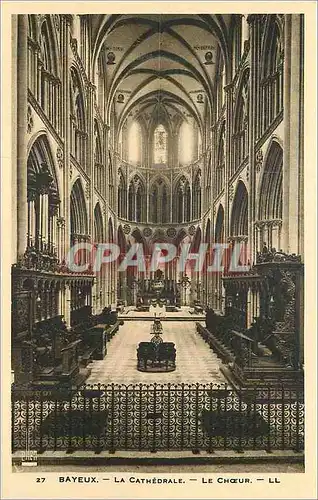 Cartes postales Bayeux la Cathedrale le Choeur