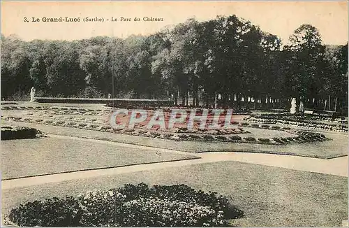 Ansichtskarte AK le Grand Luce (Sarthe) le parc du Chateau