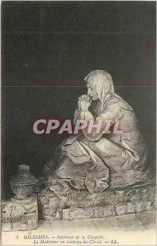 Cartes postales Solesmes Interieur de la Chapelle la Madeleine au Tombeau du Christ