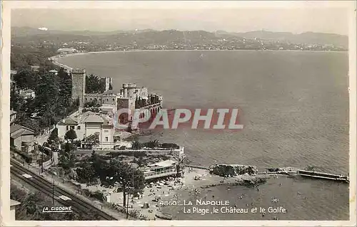 Cartes postales moderne la Napoule la Plage le Chateau et le Golfe