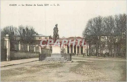 Cartes postales la Statue de Louis XIV Caen