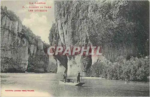 Ansichtskarte AK la Lozere Gorges du Tarn les Detroits