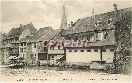 Cartes postales Thann Bords de la Thur Alsace