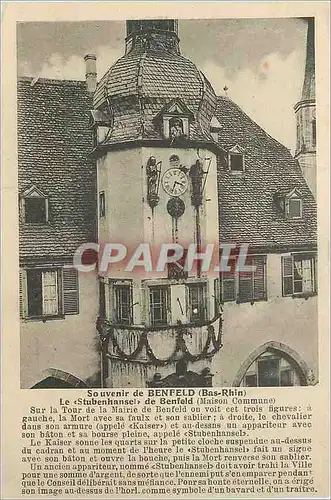 Cartes postales Souvenir de Benfeld (Bas Rhin)