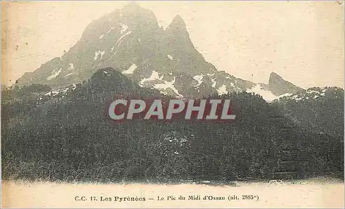 Cartes postales les Pyrenees le pic du Midi d'ossau