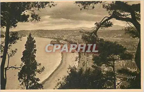 Cartes postales Cote d'Azur Nice (Alpes Maritimes) Vue Generale et Baie des Anges