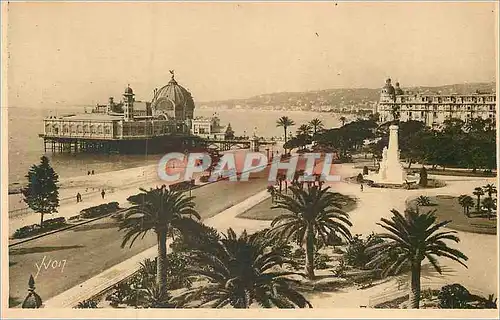 Ansichtskarte AK Cote d'Azur Nice (Alpes Maritimes) les Jardins Albert 1er et le Palais de la Jetee