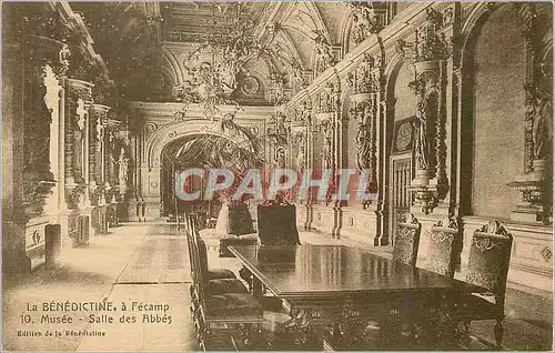 Cartes postales la Benedictine a Fecamp Musee Salle des Abbes