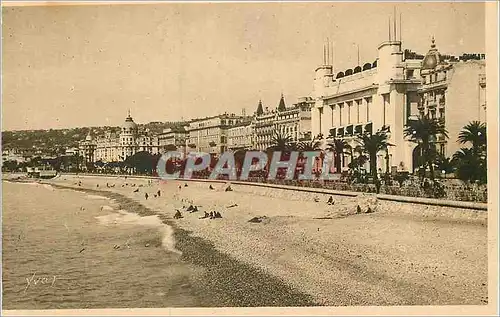 Cartes postales Cote d'Azur Nice (Alpes Mar) Promenade des Anglais et Palais de la Mediterranee