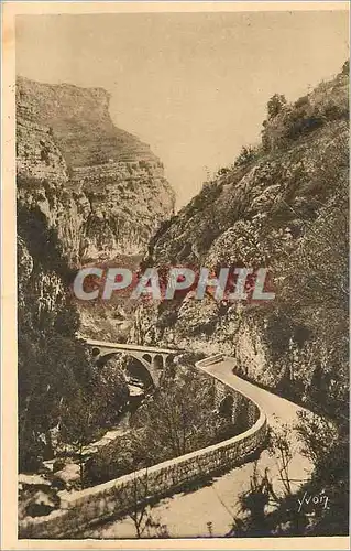 Cartes postales Cote d'Azur les Gorges du Loup (Alpes Maritimes) Pont de l'Abime