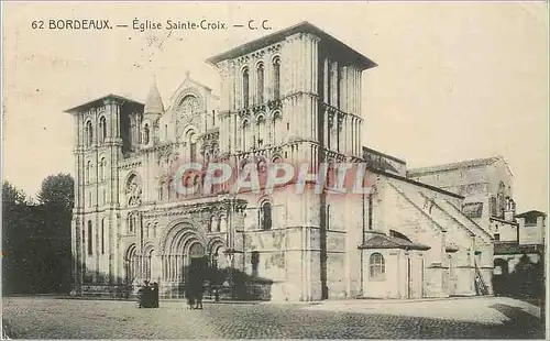 Cartes postales Bordeaux Eglise Sainte Croix