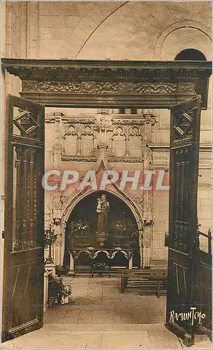 Ansichtskarte AK Eglise de Saint Maixent (Deux Sevres) Boiseries du Choeur de la Renaissance