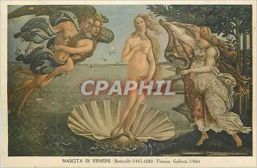 Cartes postales Nascita Di Venere Botticelli (1447 1580) Firenze Galleria Uffizi