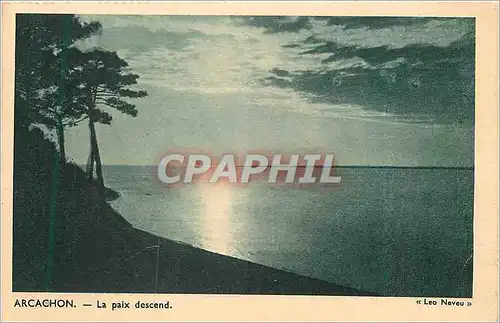 Cartes postales Arcachon Cote d'Argent la Paix Descend