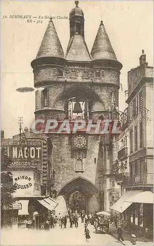 Cartes postales Bordeaux la Grosse Cloche