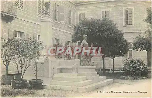 Cartes postales Vesoul Monument Gerome et sa Tanagra