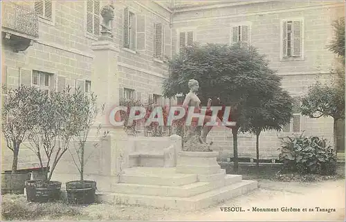 Cartes postales Vesoul Monument Gerome et sa Tanagra