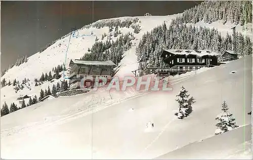 Moderne Karte Super Chatel 1647 2000m (Haute Savoie) l'Escale Blanche et ses Chalets