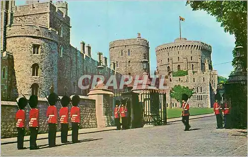 Moderne Karte Windsor Castle Changing of the Guard