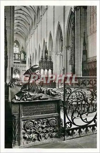 Moderne Karte ULM on der Donau Munster BLick vom Chor ins Mittelschiff