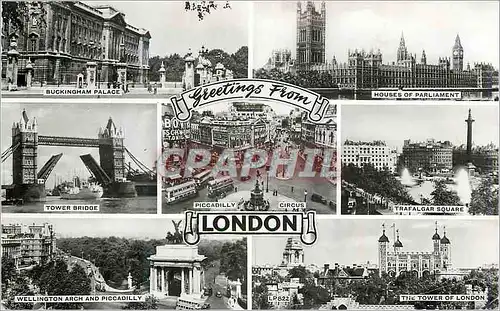 Cartes postales moderne Greetings from London