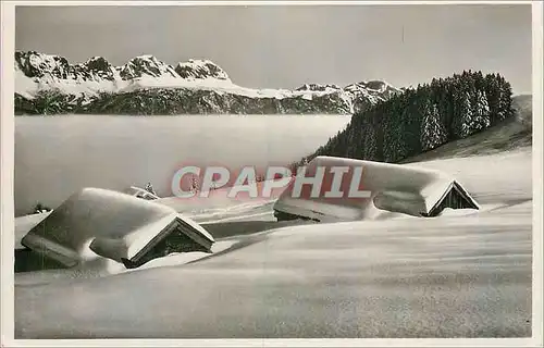 Cartes postales moderne Hiver en Suisse