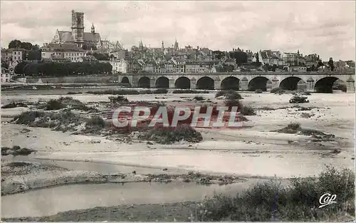 Moderne Karte Nevers le Pont sur la Loire