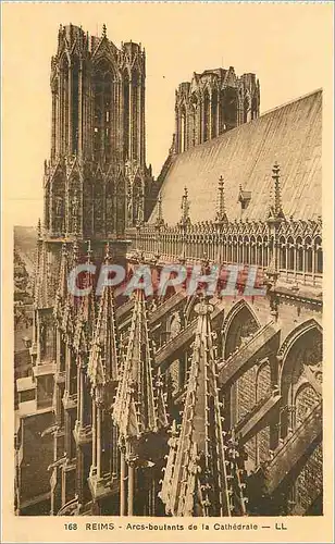 Ansichtskarte AK Reims Arcs Boulants de la Cathedrale