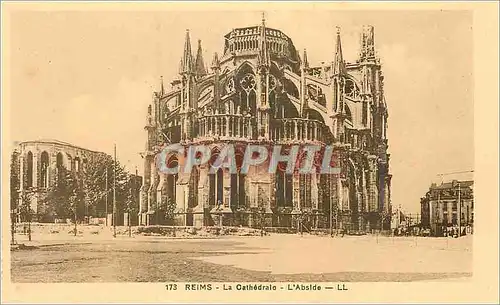 Cartes postales Reims la Cathedrale l'Abside