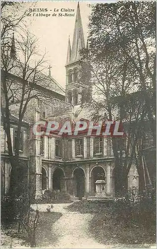 Ansichtskarte AK Reims le Cloitre de l'Abbaye de St remi