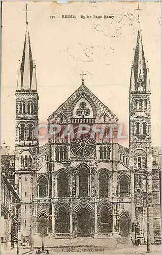 Ansichtskarte AK Reims Eglise St Remy