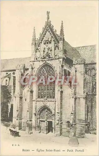 Ansichtskarte AK Reims Eglise St Remi Petit Portail