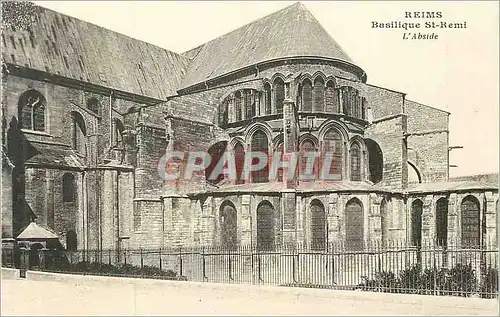 Cartes postales Reims Basilique Saint Remi l'Abside