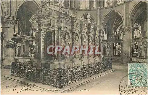 Cartes postales Reims Eglise St Remi Tombeau de Saint Remi