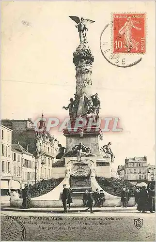 Cartes postales Reims Fontaine Sube de Andre Narjoux Architecte