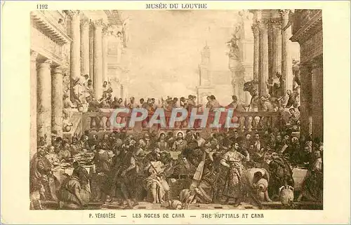 Cartes postales Musee du Louvre Veronese les Noces de Cana