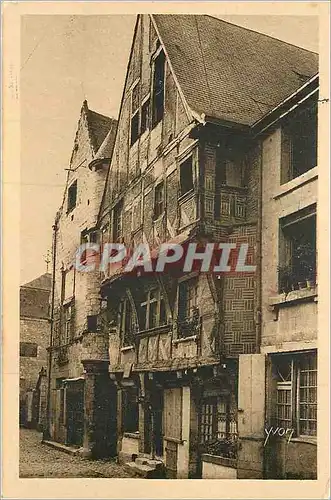 Cartes postales la Douce France Chateau de la Loire Chinon Vieilles Maisons (XVe siecle)