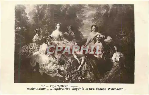 Ansichtskarte AK Malmaison  Winterhalter l'Imperatrice Eugenie et ses Dames d'Honneur