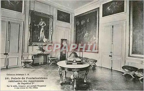 Cartes postales Palais de Fontainebleau Antichambre des Appartements de Napoleon 1er